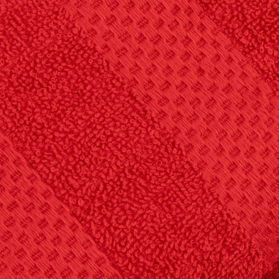 Полотенце махровое гл/кр Конфетти 50х90 красный