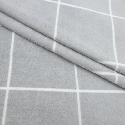 Покрывало 150х200 Happy Family велсофт Клетка