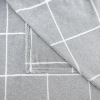 Покрывало 150х200 Happy Family велсофт Клетка