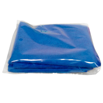 Салфетка хозяйственная микрофибра 220 г/м2 35x35 синяя 5шт/уп