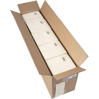 Салфетки д/столовых приборов конверты S.Point 32x38см белые 50шт 25пач/уп