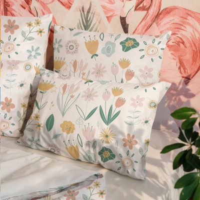 Постельное белье евро перкаль (нав. 50х70 2 шт.), Daisy 786732