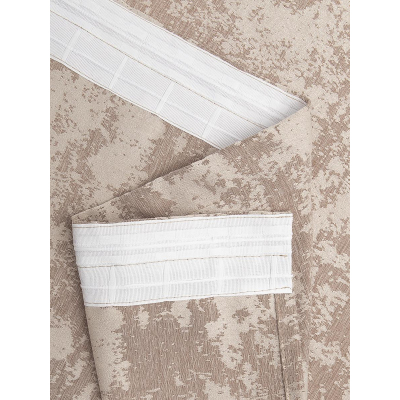 Комплект штор Amore Mio Софт жаккард 150х270 см 2 шт Песочный, 64232