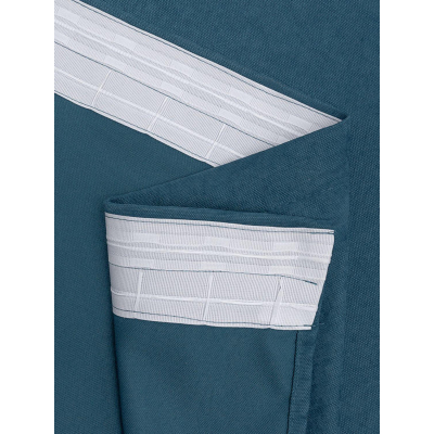 Комплект штор Amore Mio Вельвет (канвас) Canvas-030 1,5x2,7 2 шт Бирюзовый