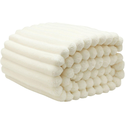 Покрывало 150х200 Happy Family велсофт Волна г/к №81 кремовый