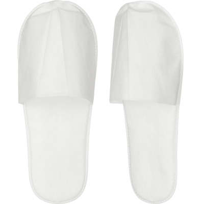 Тапочки одноразовые спанбонд, закр.мыс, спанбонд/пленэкс 4мм, 100пар/уп