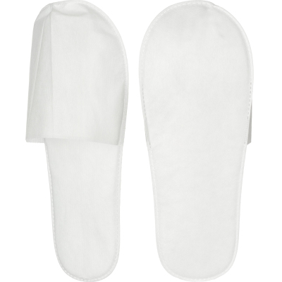 Тапочки одноразовые спанбонд, закр.мыс, спанбонд/пленэкс 4мм, 100пар/уп