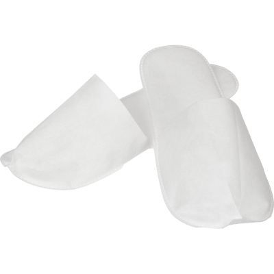 Тапочки одноразовые спанбонд, закр.мыс, спанбонд/пленэкс 4мм, 100пар/уп