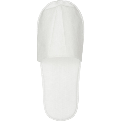 Тапочки одноразовые спанбонд, закр.мыс, спанбонд/пленэкс 4мм, 100пар/уп