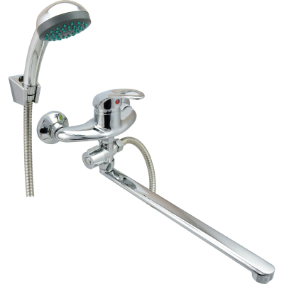Смеситель TZ_одноруч ванна/душ Phoenix 0402.609 JGN0120 длин излив