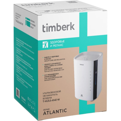 Увлажнитель воздуха Timberk T-HU3.5-A14E-W, ультразвуковой, 3.5л, белый