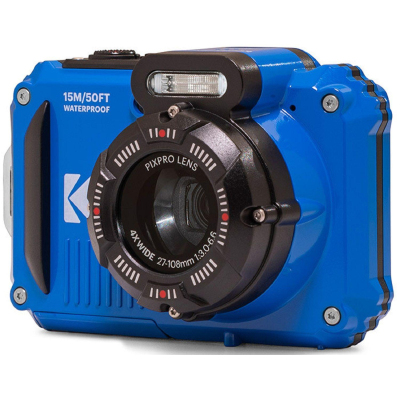 Фотоаппарат Kodak WPZ2 Blue, 4-х кратный опт зум, 16Мп, противоуд/водонепр