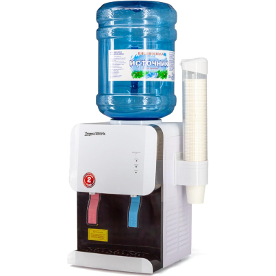 Кулер для воды Aqua work 105 TR (бело-черный), комр ох., настольный