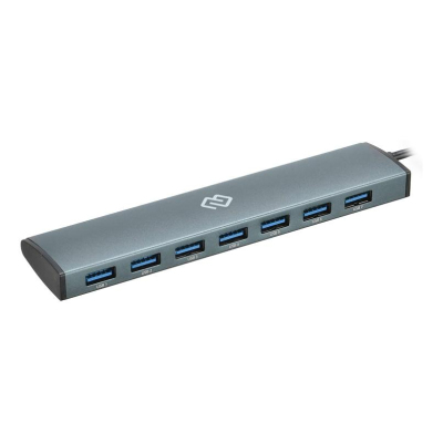 Разветвитель USB C Digma HUB-7U3.0-UC-G 7порт. серый