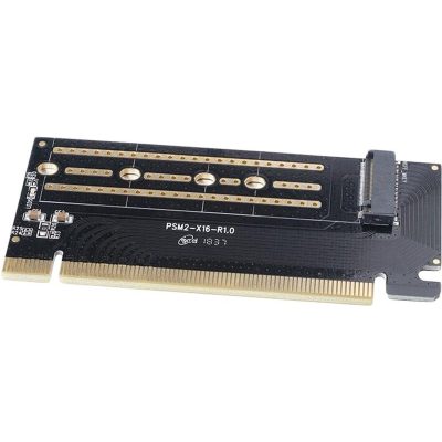 Контроллер M.2 NVMe - PCI-E 3.0 X16 Orico PSM2-X16, черный (ORICO-PSM2-X16)