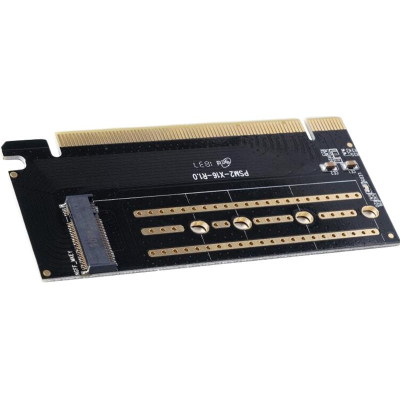 Контроллер M.2 NVMe - PCI-E 3.0 X16 Orico PSM2-X16, черный (ORICO-PSM2-X16)