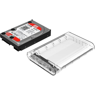Корпус для HDD/SSD Orico 3.5, USB3.1/Type-C прозрачный (ORICO-3139C3-CR)