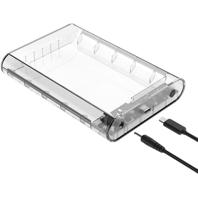 Корпус для HDD/SSD Orico 3.5, USB3.1/Type-C прозрачный (ORICO-3139C3-CR)