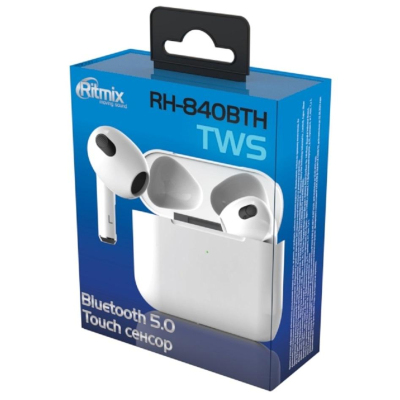 Наушники Ritmix RH-840BTH TWS White