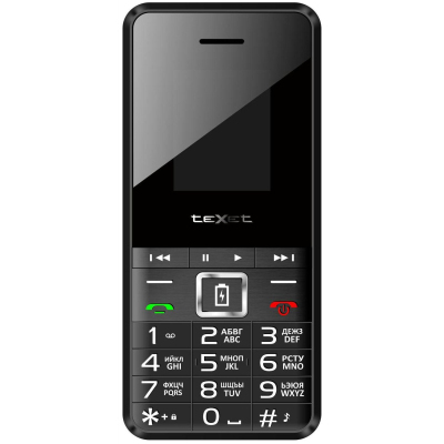 Мобильный телефон teXet TM-D215 черный-красный