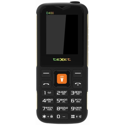 Мобильный телефон teXet TM-D400 черный