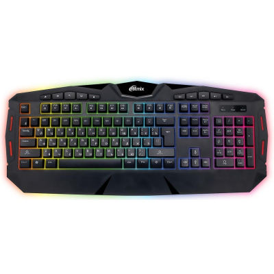 Клавиатура RITMIX RKB-555BL проводная с подсветкой,USB. (80001675)