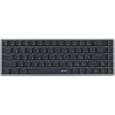 Клавиатура Acer OKW302 механичес. серебр. USB for gamer LED (ZL.KBDCC.01C)