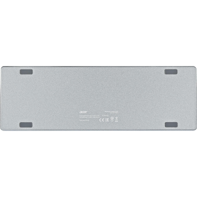 Клавиатура Acer OKW302 механичес. серебр. USB for gamer LED (ZL.KBDCC.01C)