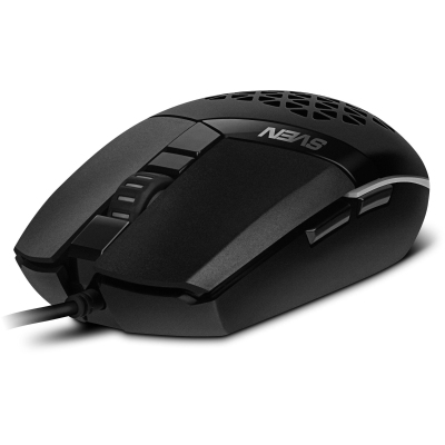Мышь компьютерная SVEN RX-G735 USB, 5+1кл., 1200-4000DPI, RGB (SV-021467)