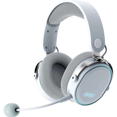 Наушники Acer OHR303 с микрофоном белый BT/Radio/3.5mm (ZL.HDSEE.00A)
