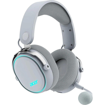 Наушники Acer OHR303 с микрофоном белый BT/Radio/3.5mm (ZL.HDSEE.00A)