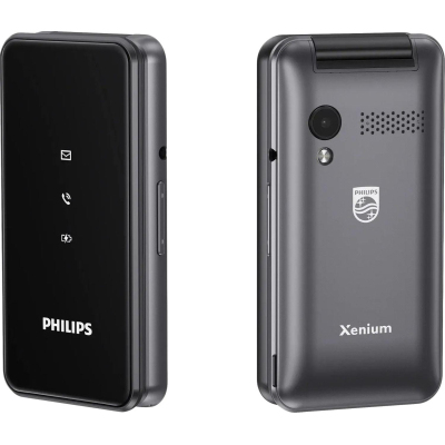 Мобильный телефон Philips Xenium E2601 темно-серый 2Sim 2.4 TFT 240x320