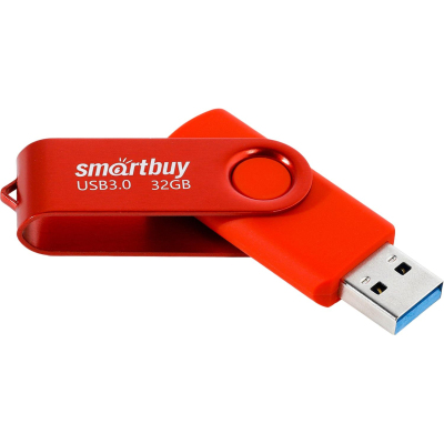 Флеш-память Smartbuy UFD 3.0/3.1 32GB Twist Red (SB032GB3TWR)