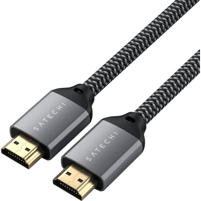 Кабель Satechi 8K ULTRA HD HDMI 2.1 Cable, длина каб. 2 м, серый космос