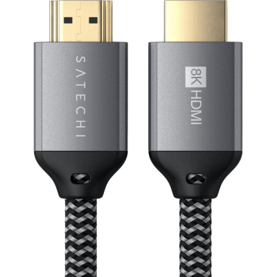 Кабель Satechi 8K ULTRA HD HDMI 2.1 Cable, длина каб. 2 м, серый космос