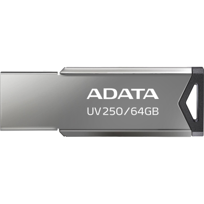 Флеш-память ADATA 64GB AUV250-64G-RBK SILVER
