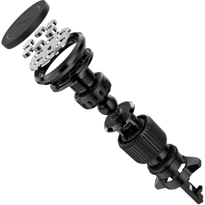 Держатель ACEFAST D6 (AF-D6-BK),на вентялиц. решетку,автомоб, черный