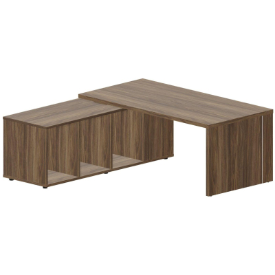 Стол Norman на оп сервис тумб (лв) Ш180 Орех NR180TSGWNWNWN