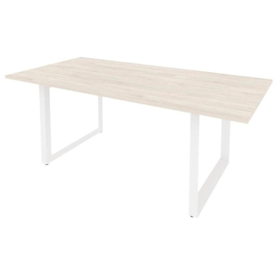 Стол ONIX DIRECT для переговоров на м/к O.MO-PRG-19 Денвер Св/белый