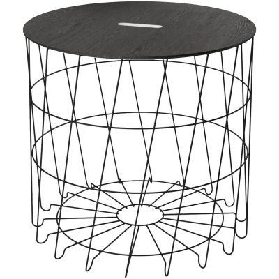 Стол журнальный EL_SHT-CT41 МДФ/металл сонора/черн.муар (254582/SHT-СЖ27)