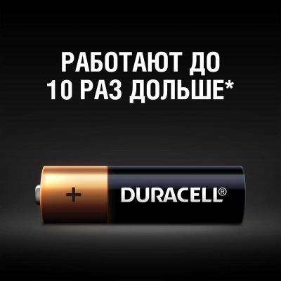 Батарейки Duracell Basic пальчиковые АА LR6 (12 штук в упаковке)