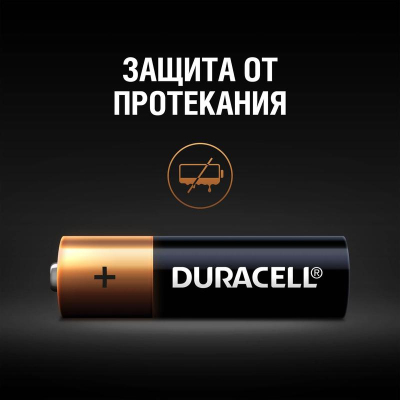 Батарейки Duracell Basic пальчиковые АА LR6 (12 штук в упаковке)