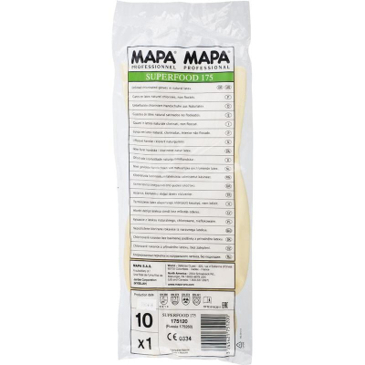 Перчатки Mapa Vital/Superfood 175 из латекса белые (размер 10, XL)