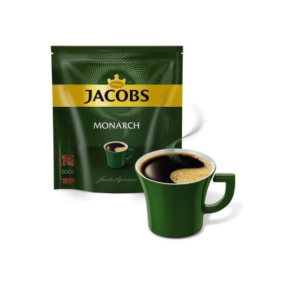 Кофе растворимый Jacobs Monarch 500 г (пакет)