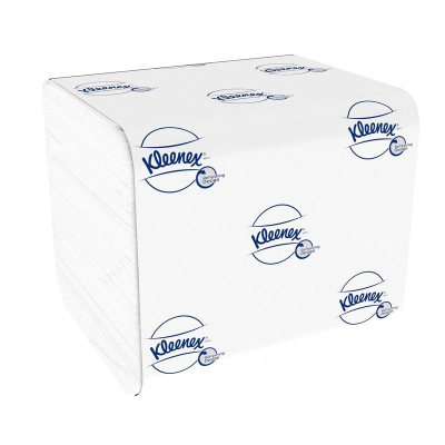 Бумага туалетная листовая Kimberly Clark Kleenex 2-слойная 36 пачек по 200 листов (артикул производителя 8408)